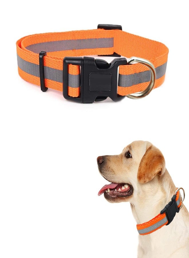 Sage Square Reflective Dog Collar, Colorful, Release Buckle, Training, Safe, Durable, Reflective Strip for Puppies, Dogs, Cats - Image 1